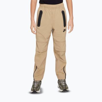 Pantaloni pentru copii Nike Tech Woven parachute beige/black