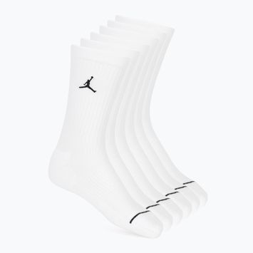 Skarpety Nike Jordan Everyday Cushioned Crew 6 par white/black