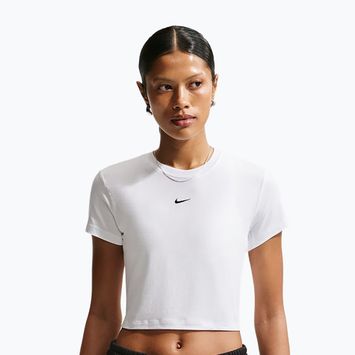 Tricou pentru femei Nike Sportswear Chill Knit white/black
