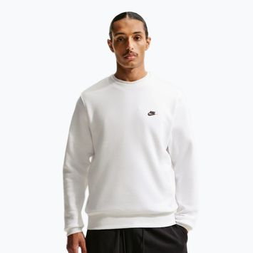 Bluză pentru bărbați Nike Club Fleece Crew white/black