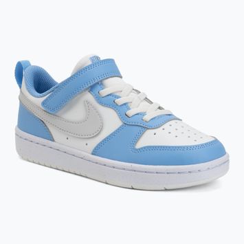 Încălțăminte pentru copii Nike Court Borough Low Recraft summit white/cobalt pulse/vast grey