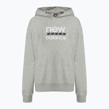 Femeii New Balance Sport Graphic French Terry Hoodie gri atletic