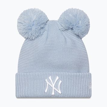 Căciulă de iarnă pentru femei New Era Wmns Double Pom Nyy pastel blue