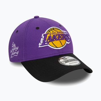 Șapcă New Era Side Patch 940 Lakers purple