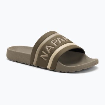 Papuci pentru bărbați Napapijri NP0A4IQV dark olive 2