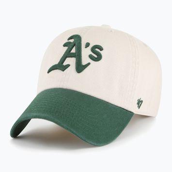 Șapcă 47 Brand MLB Oaklands Athletics Grand Stand CLEAN UP bone