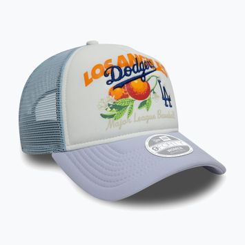 New Era Fruit Graphics Trucker Los Angeles Dodgers șapcă de baseball albastru pastel
