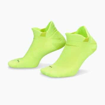 Șosete Nike Running Lightweight No-Show Volt/Bright Cactus/Black/Bright Cactus