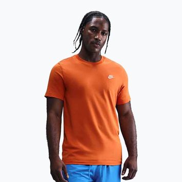 Tricou pentru bărbați Nike Sportswear Club Campfire Orange