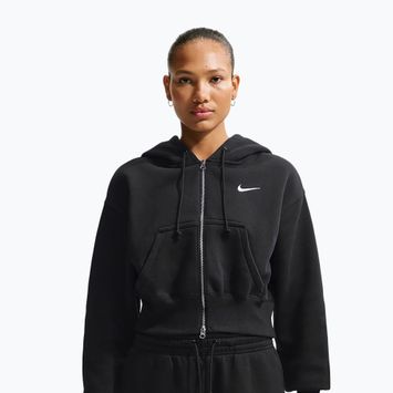 Bluză pentru femei Nike Sportswear Phoenix Fleece Loose Full-Zip black/sail
