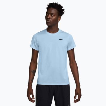 Tricou de tenis pentru bărbați Nike Court Dri-Fit Victory celestine blue / black