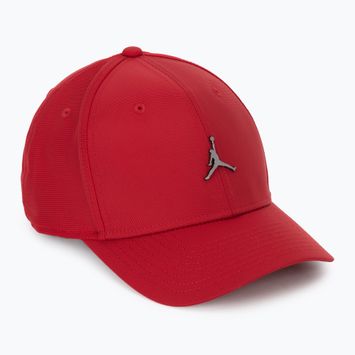Czapka z daszkiem  Nike Jordan Rise Structured Metal Jumpman gym red/r511
