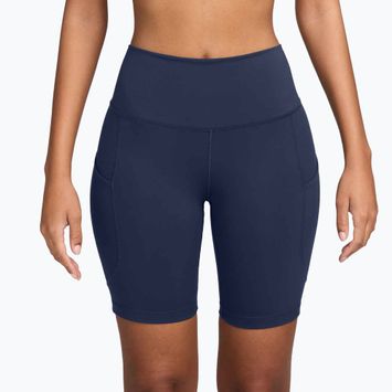 Pantaloni scurți pentru femeiNike One High Waisted 8" Biker midnight navy