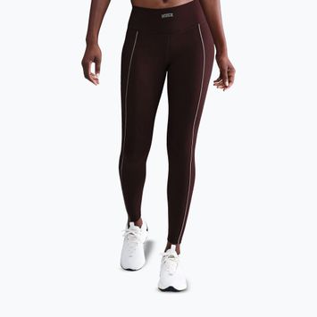 Colanți pentru femei Nike One High-Waisted burgundy crush