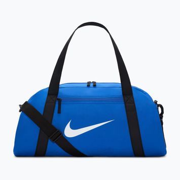 Geantă de antrenament pentru femei Nike Gym Club 24 l game royal/black/white
