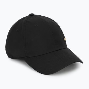 Șapcă Nike Dri-Fit Club Unstructured Metal Swoosh black/metallic gold