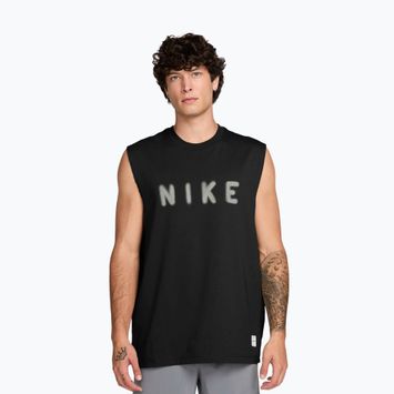 Tricou pentru bărbați Nike Athletic Club Dri-Fit black/black