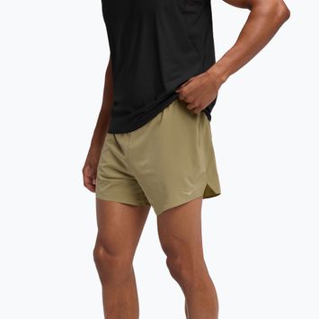 Pantaloni scurți de alergare pentru bărbați HOKA Glide 5" wild mushroom