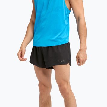 Pantaloni scurți de alergare pentru bărbați HOKA Race Day Split negri