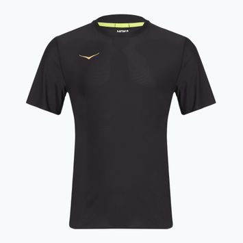 Tricou de alergare pentru bărbați HOKA Airolite 2.0 black/gold