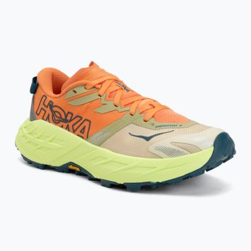 Încălțăminte de alergare pentru femei HOKA Speedgoat 7 persimmon/neon yuzu