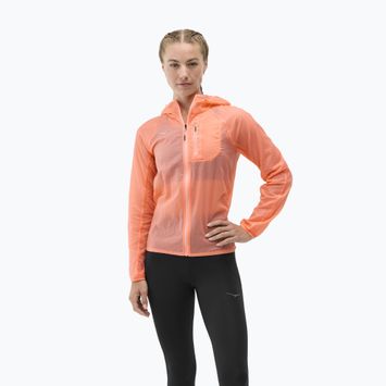 Geacă de alergare pentru femei HOKA Skyflow neon cantaloupe