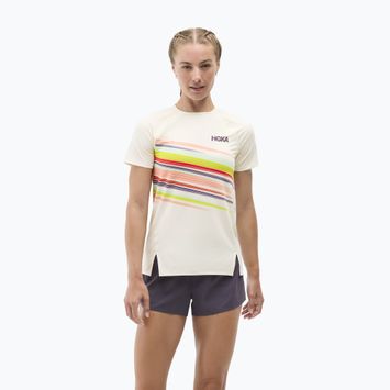 Tricou de alergare pentru femei HOKA Race Day alabaster flare