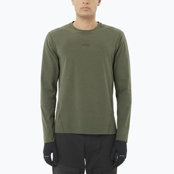 Longsleeve pentru bărbați Salomon Trackline frunză de viță-de-vie