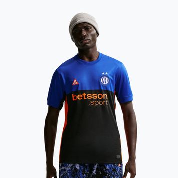 Tricou de fotbal pentru bărbați Nike Inter Milan Stadium SE hyper blue/black/safety orange