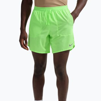 Pantaloni scurți pentru bărbați Nike Stride Dri-Fit Brief-Lined 7" lime blast