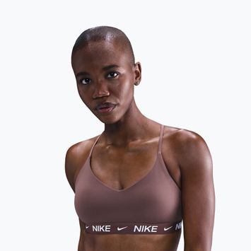 Sutien de antrenament Nike Dri-Fit Indy Light Support tattoo/tattoo/white