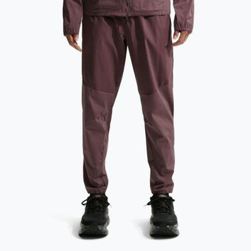 Pantaloni de alergare pentru bărbați Nike Stride Repel Woven dark wine/tattoo/burgundy crush