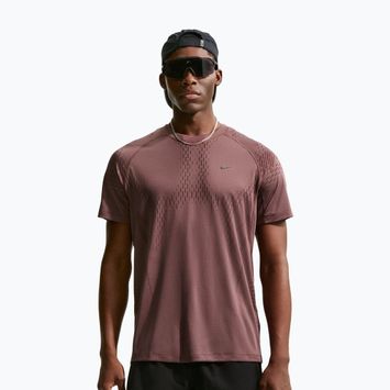 Tricou de alergare pentru bărbați Nike Stride Dri-Fit ADV tattoo/burgundy crush