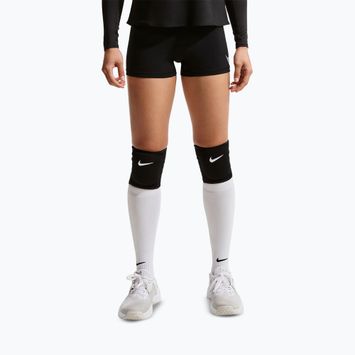 Pantaloni scurți de antrenament pentru femei Nike Pro Mid Rise Biker 3" black/white/metallic silver