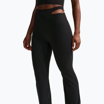 Pantaloni de antrenament pentru femei Nike Zenvy High-Waisted Flared black/pcg3c