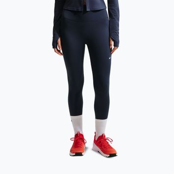 Colanți pentru femei Nike One midnight navy/white