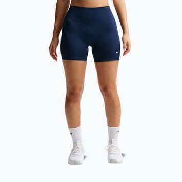 Pantaloni scurți de antrenament pentru femei Nike One midnight navy/white