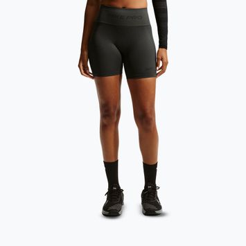 Pantaloni scurți pentru femei Nike Pro Seamless High-Waisted Biker 5" dark smoke grey