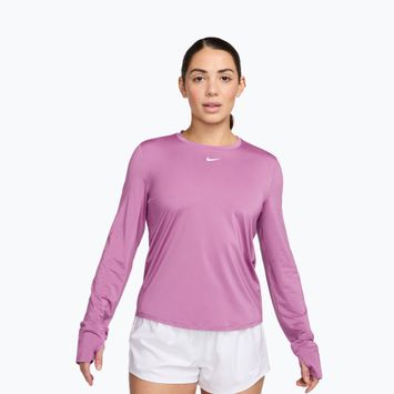 Longsleeve de antrenament Nike One Classic Dri-Fit light magenta/white