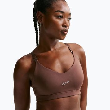 Sutien de antrenament Nike Indy Padded Gloss light chocolate