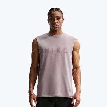 Tricou de antrenament bărbați Nike Athletic Club Dri-Fit light violet ore/light violet ore