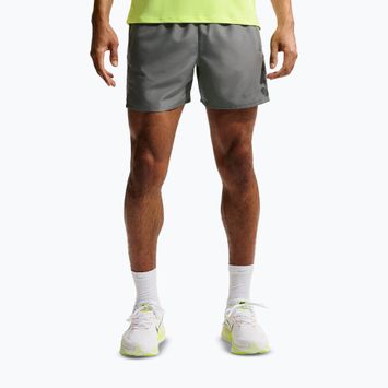 Pantaloni scurți de alergare pentru bărbați Nike Miler Dri-Fit 2in1 5" smoke grey/smoke grey