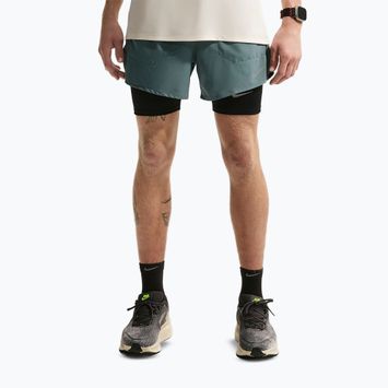 Pantaloni scurți bărbați Nike Stride Dri-Fit Brief-Lined 5" mineral slate