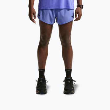 Pantaloni scurți de alergare pentru bărbați Nike AeroSwift Dri-Fit ADV 4" sapphire/black