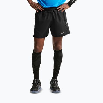 Pantaloni scurți pentru bărbați Nike Miler Dri-Fit Brief Lined 5" black/black