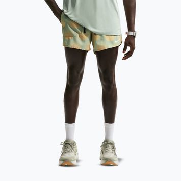Pantaloni scurți de alergare pentru bărbați Nike Stride Dri-Fit Brief Lined 5" jade horizon