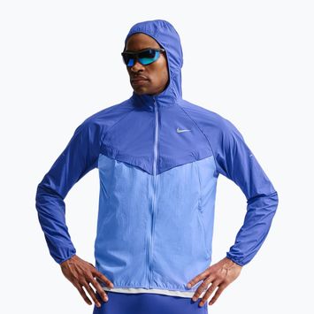 Geacă de alergare pentru bărbați Nike Stride Repel UV lapis/royal pulse