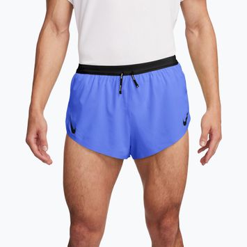 Pantaloni scurți de alergare pentru bărbați Nike AeroSwift Dri-Fit ADV sapphire/black