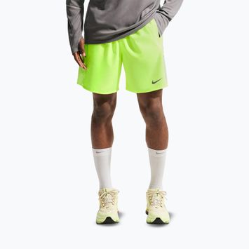 Pantaloni scurți de alergare pentru bărbați Nike Miler Dri-Fit 2in1 7" volt ice/barely volt