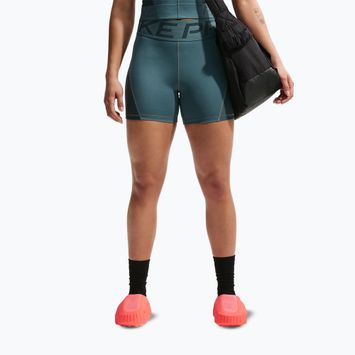 Pantaloni scurți pentru femei Nike Pro Sculpt High Waisted 5" Biker mineral slate/faded spruce/white